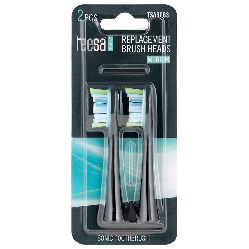 Rezervă periuță de dinți medie Teesa Sonic Elite, set 2 bucăți Teesa TSA8083