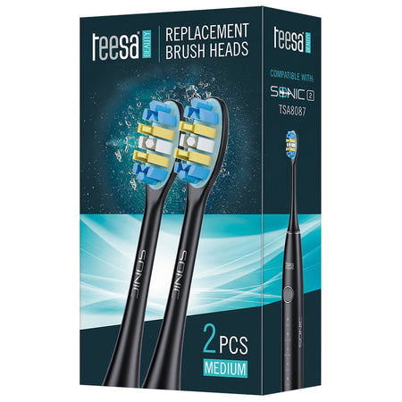 Set 2 rezerve pentru periuta de dinți TSA8087-B Teesa TSA8088-B