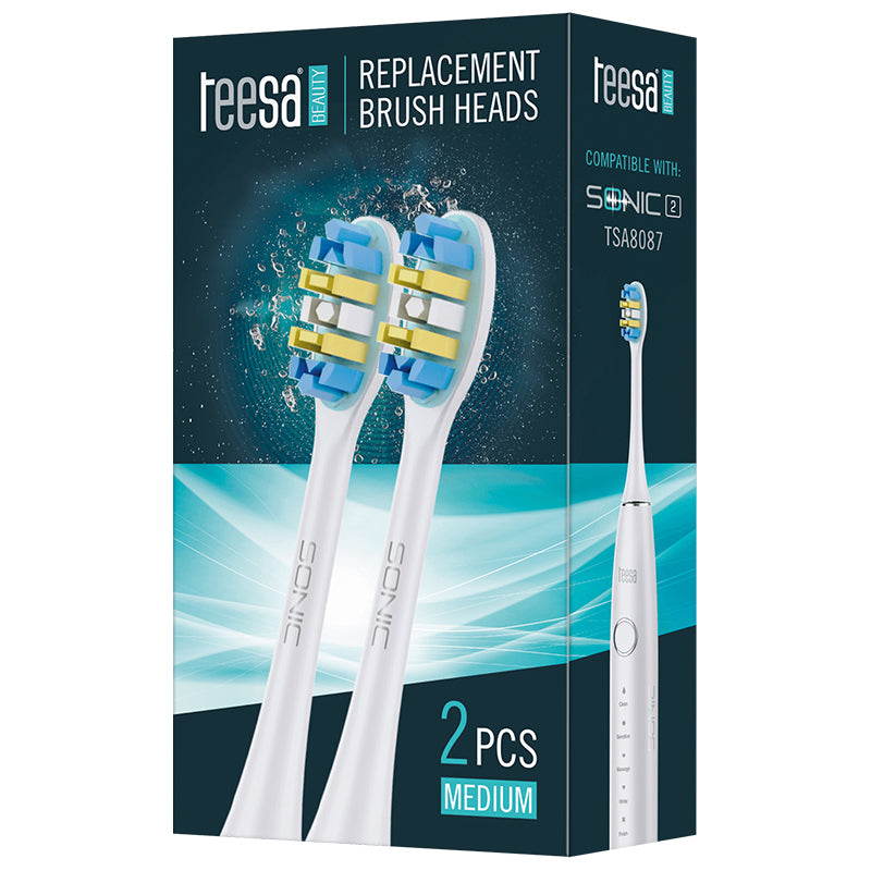 Set 2 rezerve pentru periuta de dinți TSA8087-W Teesa TSA8088-W
