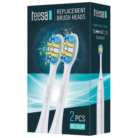 Set 2 rezerve pentru periuta de dinți TSA8087-W Teesa TSA8088-W