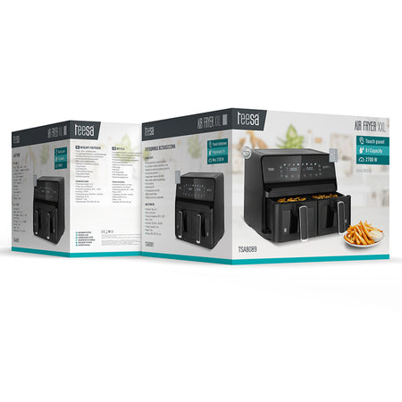 Friteuză dublă airfryer 8l 2700W Teesa air Teesa TSA8089