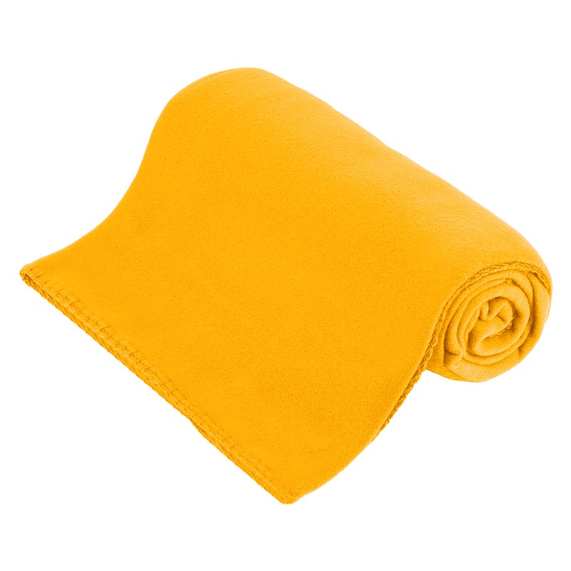 Pătură fleece polar galbenă de 130 × 150 cm Teesa TSA8900-3