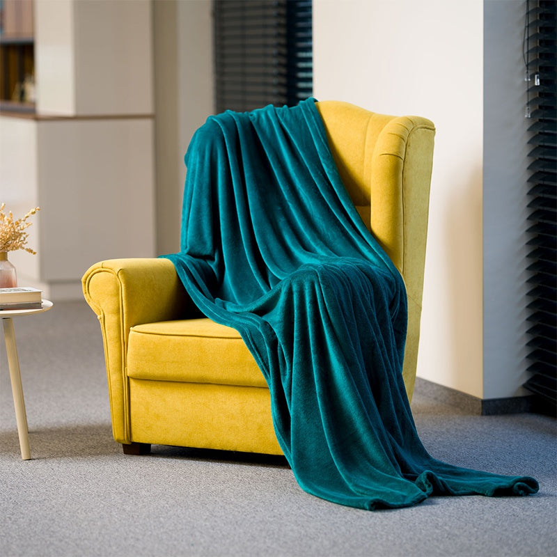 Pătură fleece polar verde de 150 × 200 cm Teesa TSA8901-2