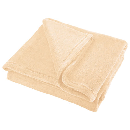 Pătură fleece polar crem 150 × 200 cm din poliester Teesa TSA8901-5