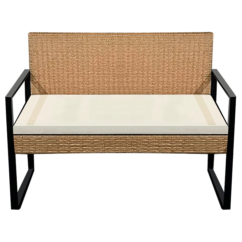 Set mobilier grădină din tehnorattan cu canapea, 2 fotolii și măsuță Teesa TSA9010