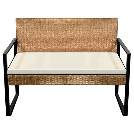 Set mobilier grădină din tehnorattan cu canapea, 2 fotolii și măsuță Teesa TSA9010