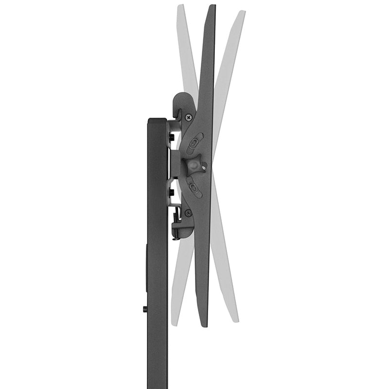 Suport mobil TV LED 32-55 inch cu role și raft accesorii - LTC TVCART
