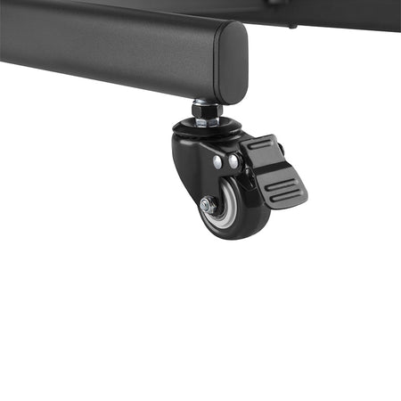 Suport mobil TV LED 32-55 inch cu role și raft accesorii - LTC TVCART