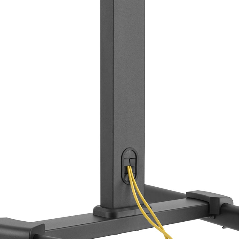 Suport mobil TV LED 32-55 inch cu role și raft accesorii - LTC TVCART