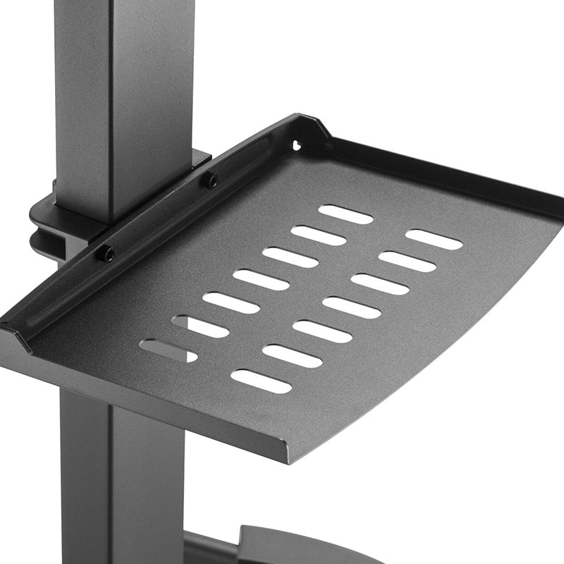 Suport mobil TV LED 32-55 inch cu role și raft accesorii - LTC TVCART