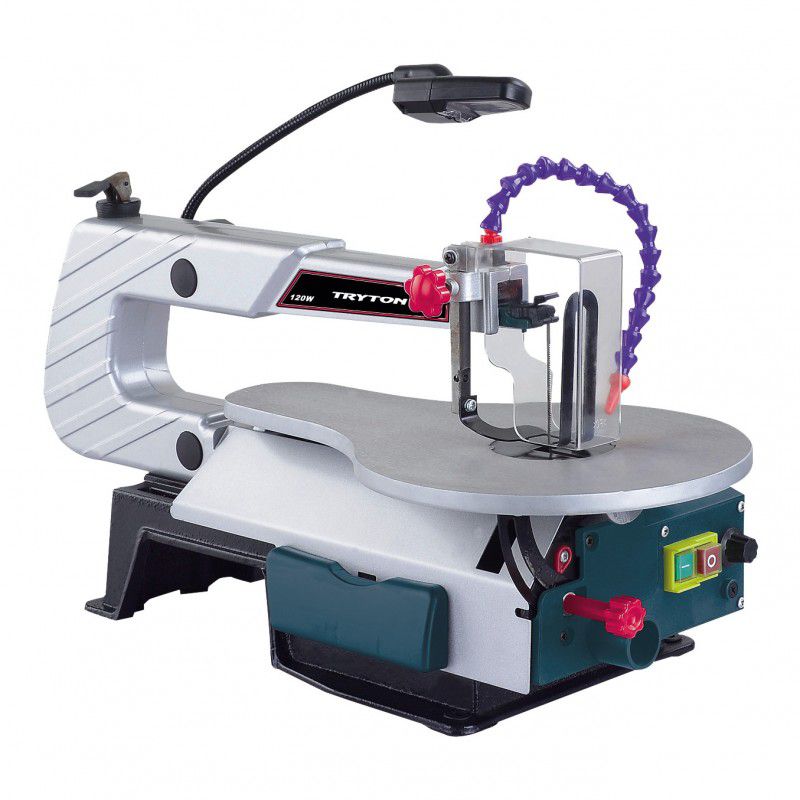 Fierăstrău traforaj staționar 127 mm, 120 W, aluminiu, LED TRYTON TWW120