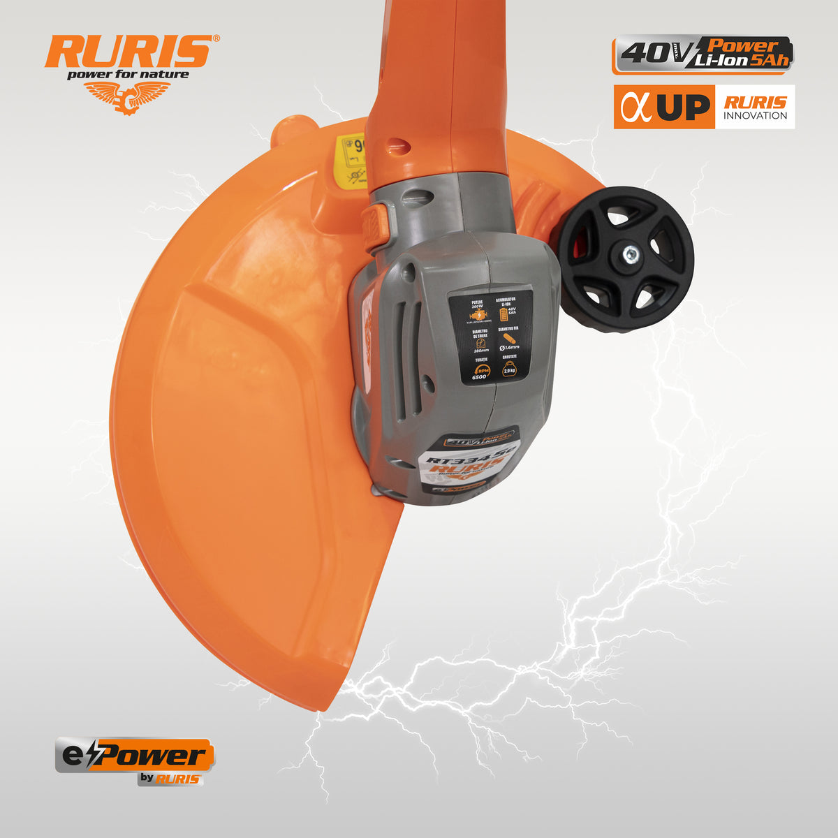 Trimmer Pe Acumulator Ruris Rt3345e