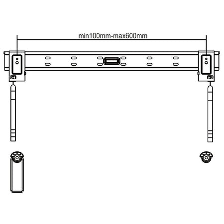 Suport universal TV LED 37-70 inch cu nivelă, Cabletech UCH0136