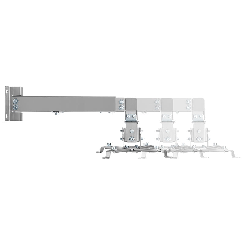 Suport de perete pentru retroproiector, distanță ajustabilă 430-650 mm, gri, UCH0148