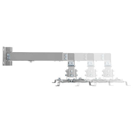 Suport de perete pentru retroproiector, distanță ajustabilă 430-650 mm, gri, UCH0148