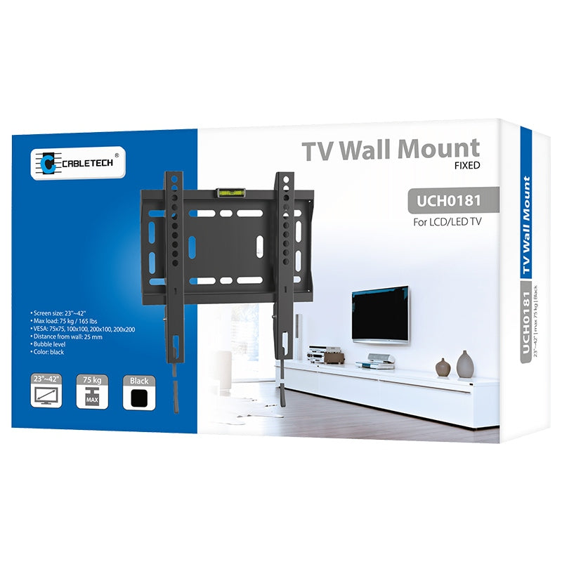 Suport LED TV 23-42 inch, VESA, max 50 kg Cabletech UCH0181