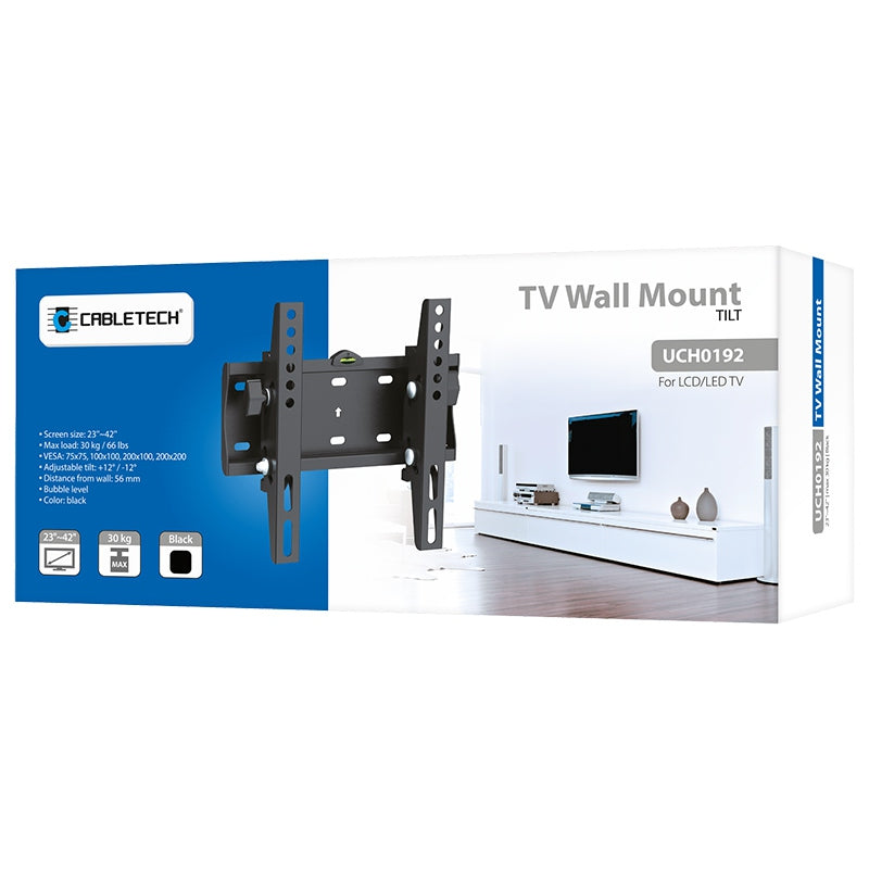 Suport universal LED TV 23-42 inch, reglare + / -12°, Cabletech UCH0192