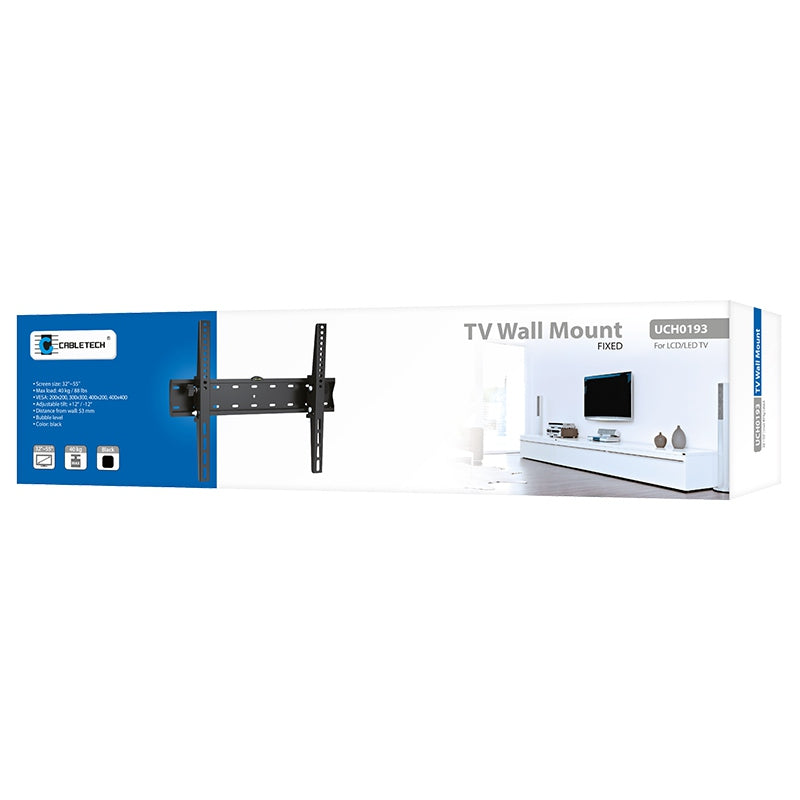 Suport universal LED TV 32-55 inch, Vesa, reglare verticală, Cabletech UCH0193