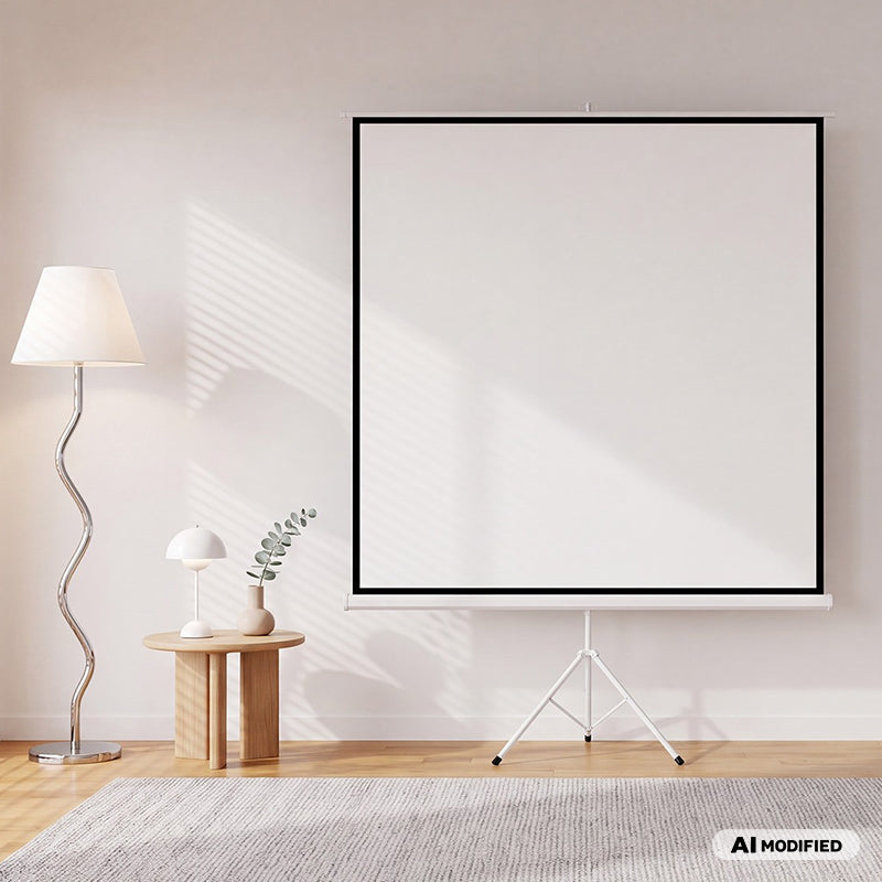 Ecran de proiecție manual cu trepied 2 × 2 m cu diagonală de 112 inch Cabletech UCH0225