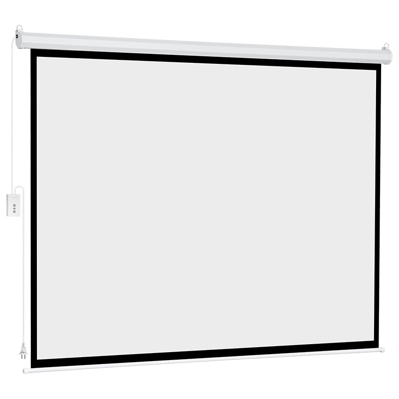 Ecran de proiecție electric cu diagonală de 100 inch și suprafață 2 × 1,5 m Cabletech UCH0226