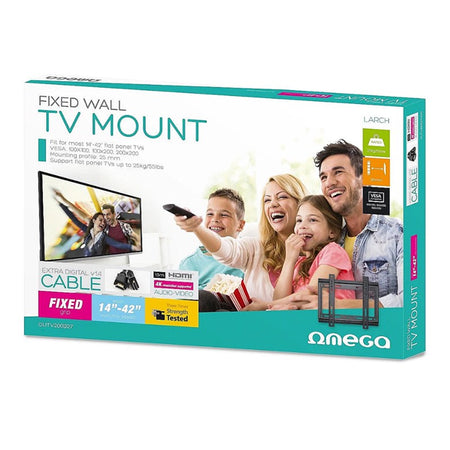 Suport TV fix de perete pentru 14-42 inch cu VESA 200 × 200 Omega UCH200B27