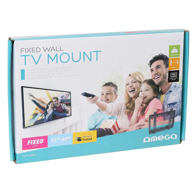 Suport TV VESA 200 pentru 23-42 inch, montare perete, Omega UCH200F