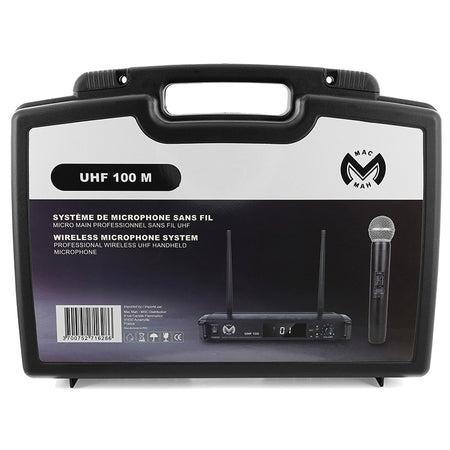 Stație microfon de mână wireless UHF cu LCD Mac Mah UHF 100M