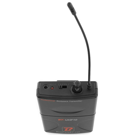 Stație 1 microfon wireless tip cască UHF 536,5 MHz BoomTone DJ UHF 10HL F6