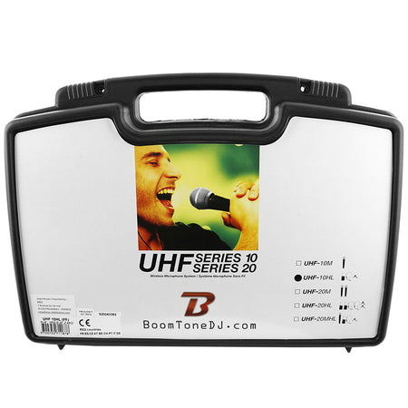 Stație 1 microfon wireless tip cască UHF 536,5 MHz BoomTone DJ UHF 10HL F6