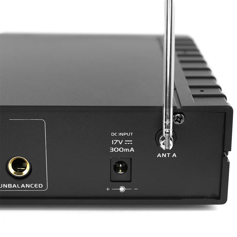 Stație 1 microfon wireless cu cască UHF 539,3 MHz BoomTone DJ UHF 10HL F7