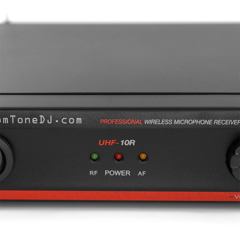 Stație 1 microfon wireless cu cască UHF 539,3 MHz BoomTone DJ UHF 10HL F7