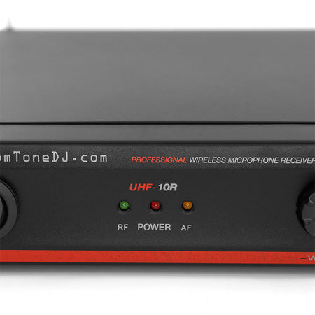 Stație 1 microfon wireless cu cască UHF 539,3 MHz BoomTone DJ UHF 10HL F7