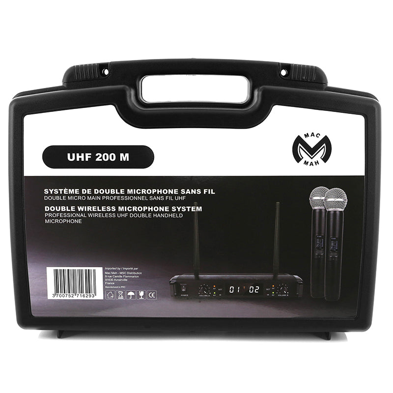 Statie 2 Microfoane Uhf Wireless