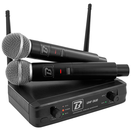 Sistem wireless 2 microfoane UHF, dynamic, BoomTone DJ UHF DUO
