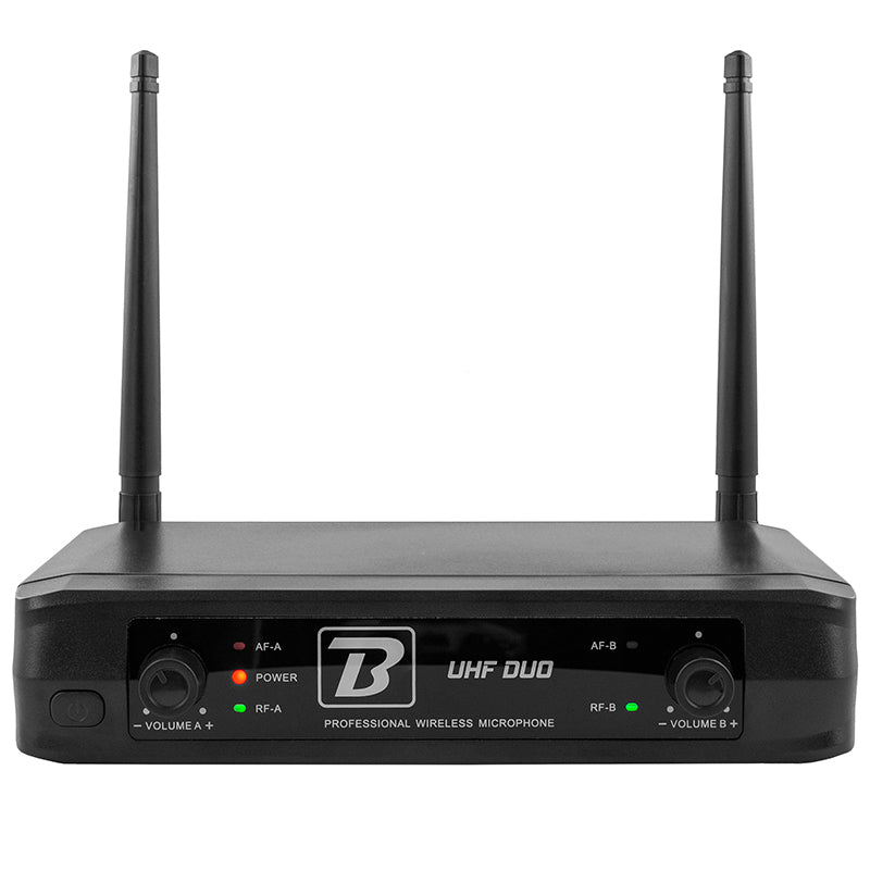 Sistem wireless 2 microfoane UHF, dynamic, BoomTone DJ UHF DUO