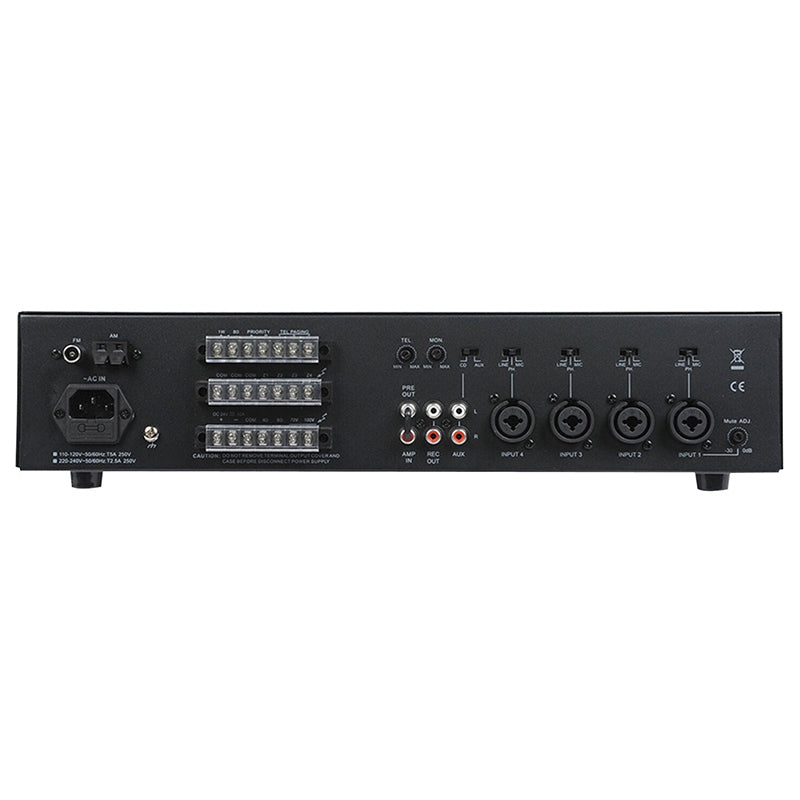 Amplificator linie cu tuner FM/AM, 240 W, 4MIC, 100V, BST UPA240TU
