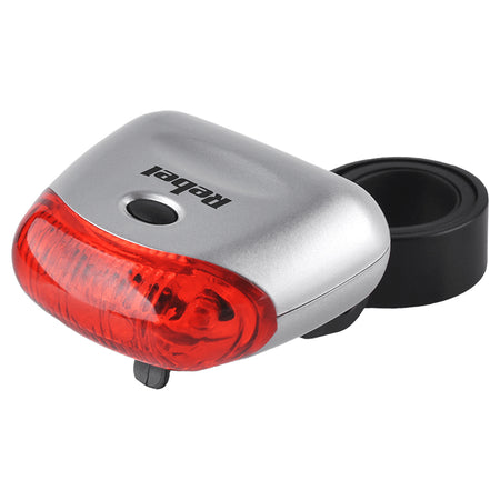 Set lumini față și spate pentru bicicletă cu 5 LED-uri și alimentare pe baterii AAA Rebel URZ0065-1
