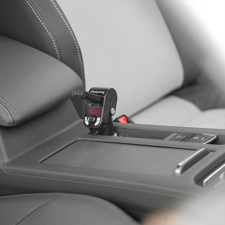 Modulator FM auto cu Bluetooth, 2 porturi USB și slot microSD Peiying URZ0466