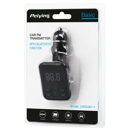 Modulator FM auto cu Bluetooth 5.0, USB și card microSD Peiying URZ0467-1