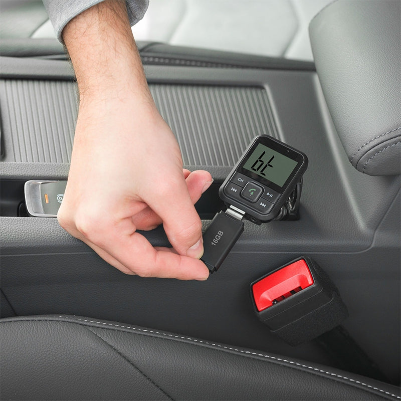 Modulator FM auto cu Bluetooth 5.0, USB și card microSD Peiying URZ0467-1