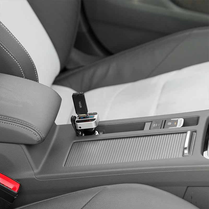Modulator FM auto cu Bluetooth 4.2 și 2 porturi USB Peiying URZ0468