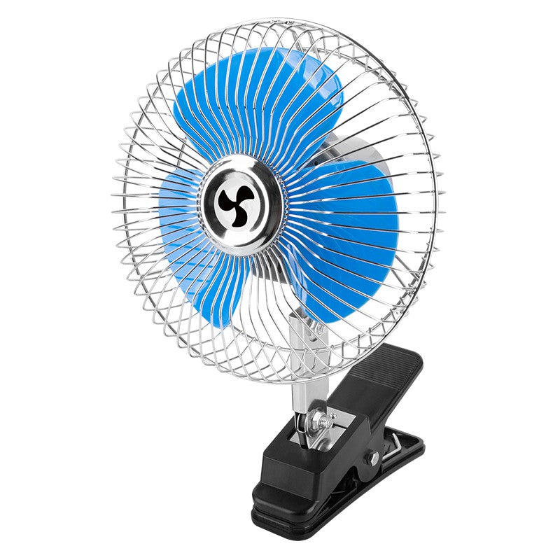 Ventilator auto 24V 15 cm cu clemă, priză brichetă, oscilație Peiying URZ0485