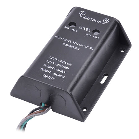 Convertor semnal RCA Hi-Low cu 2 canale și control de nivel URZ0570