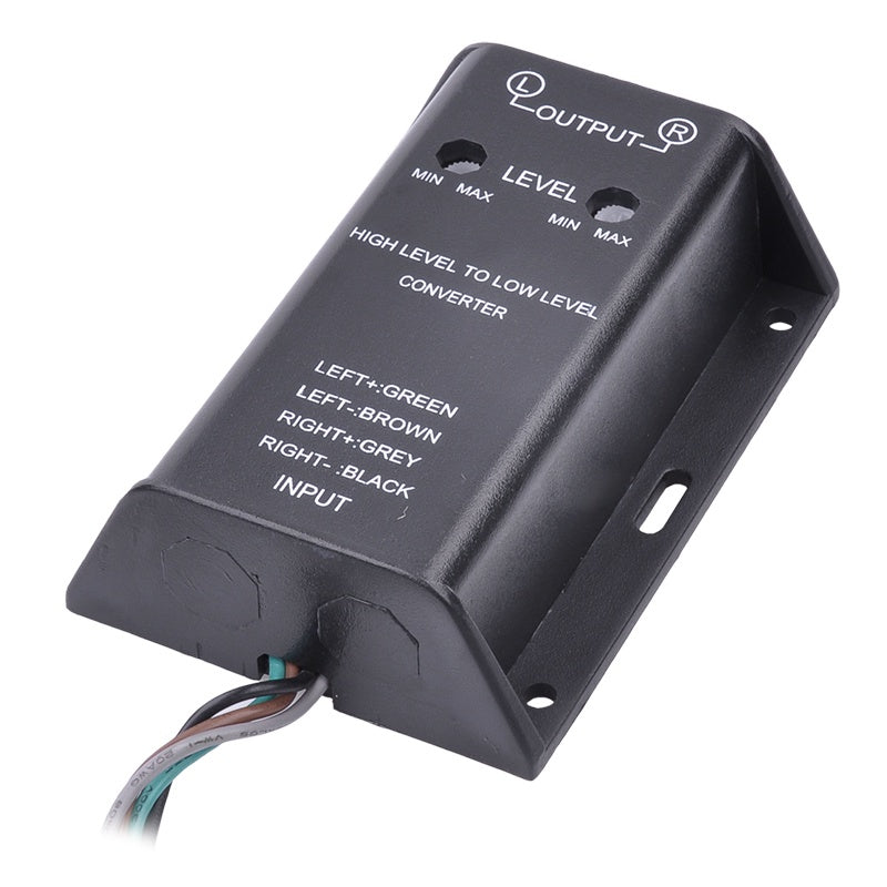 Convertor semnal RCA Hi-Low cu 2 canale și control de nivel URZ0570