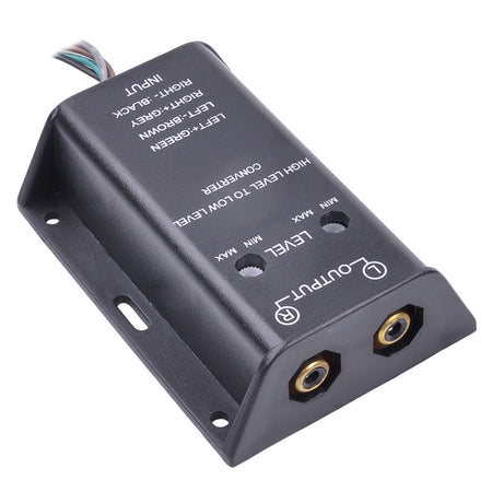 Convertor semnal RCA Hi-Low cu 2 canale și control de nivel URZ0570