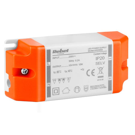Sursă de alimentare pentru bandă LED 12 V 1 A 12 W Rebel URZ0882