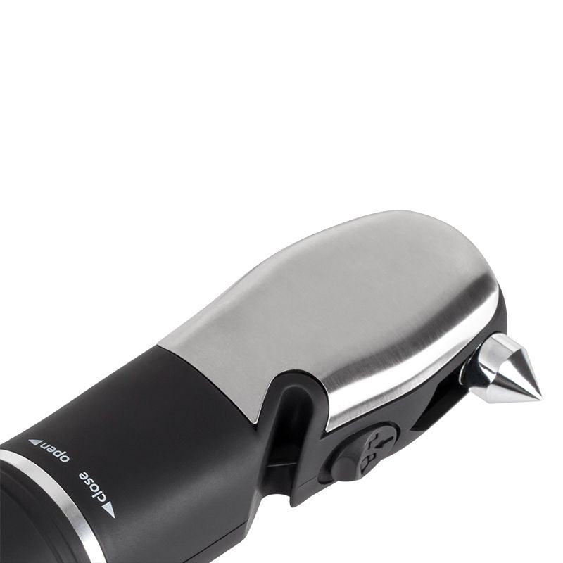 Lanternă multifuncțională 3 W cu ciocan de urgență și 8 unelte Rebel URZ0919