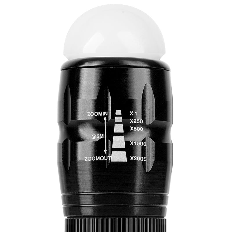 Lanternă LED 5 W cu funcție zoom și husă Rebel URZ0939