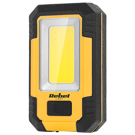 Lampă de atelier cu LED COB de 5 W și suport magnetic Rebel URZ0944