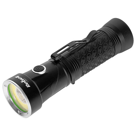 Lanternă LED reîncărcabilă 10 W T6 + COB cu protecție IPX5 Rebel URZ0947